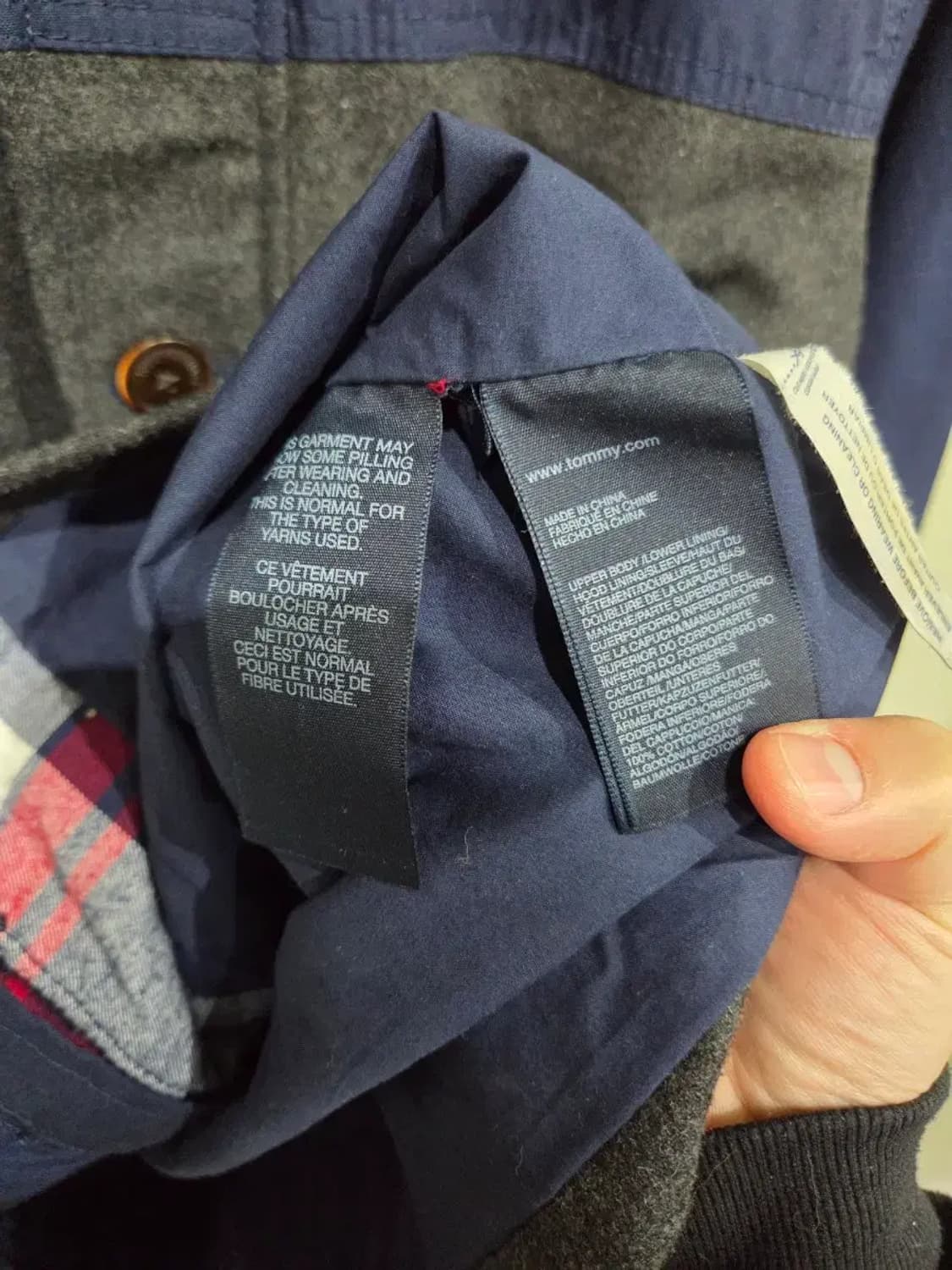 타미힐피거 남성 배색 자켓 M 상품이미지7