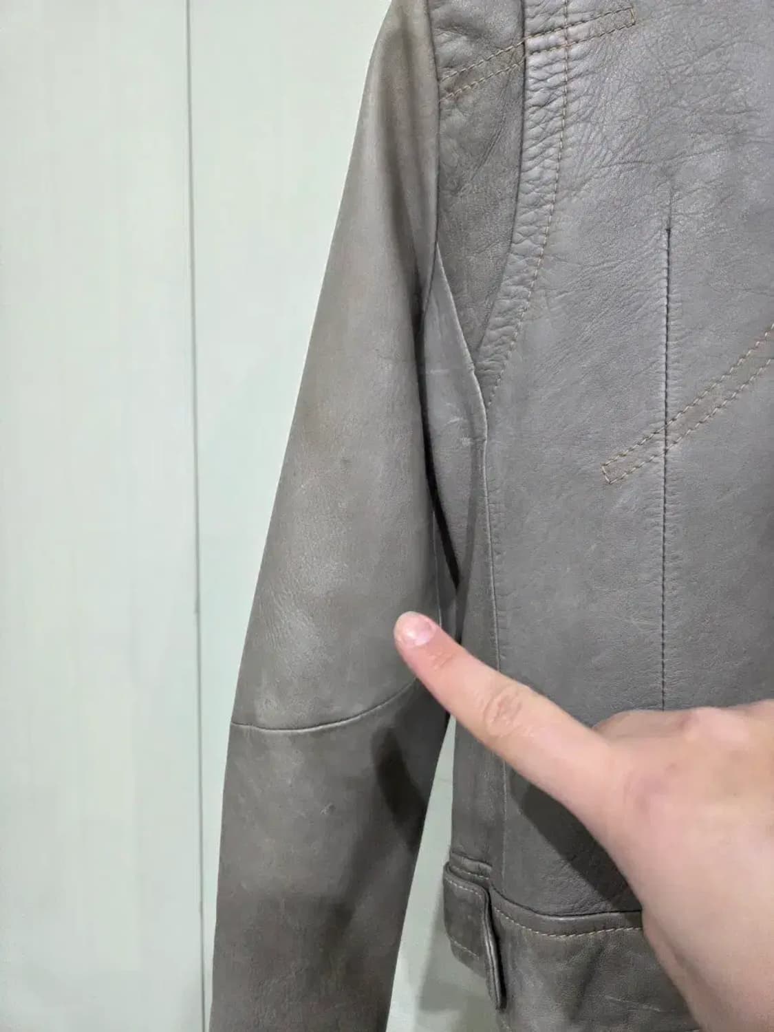 DKNY 여성 양가죽 라이더 자켓 55사이즈 상품이미지4