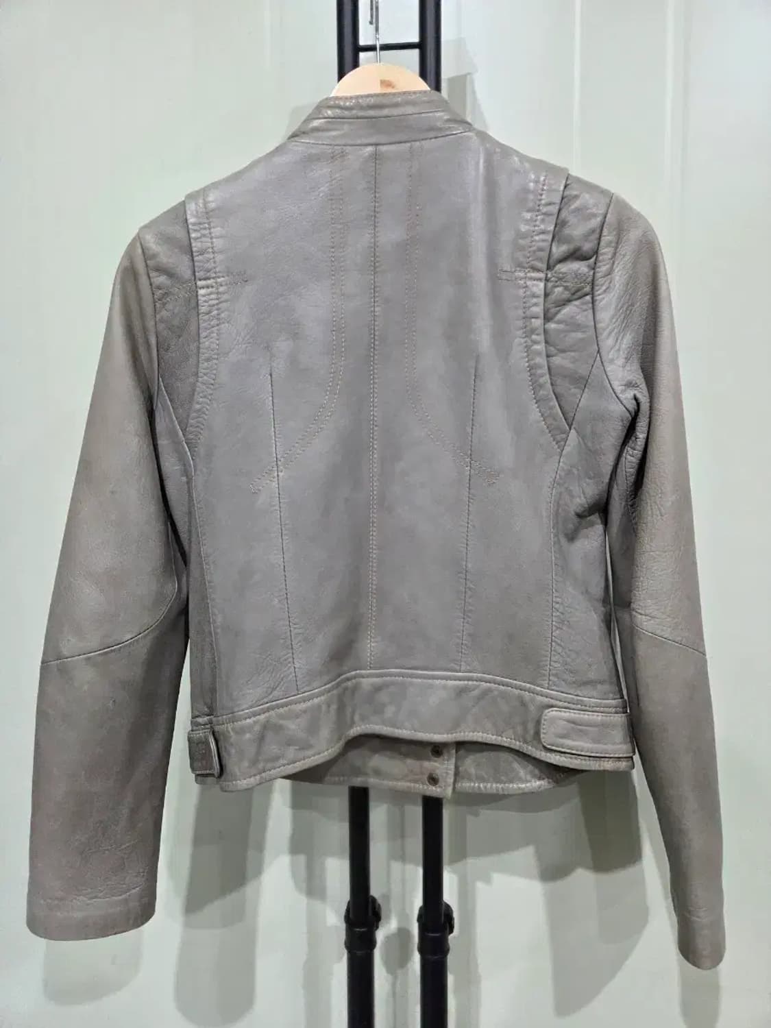 DKNY 여성 양가죽 라이더 자켓 55사이즈 상품이미지5