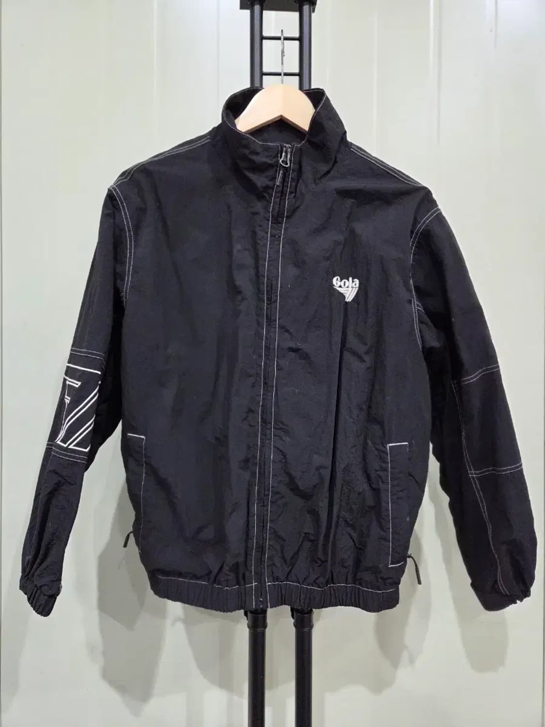 골라 블랙 바람막이 집업 S 상품이미지1