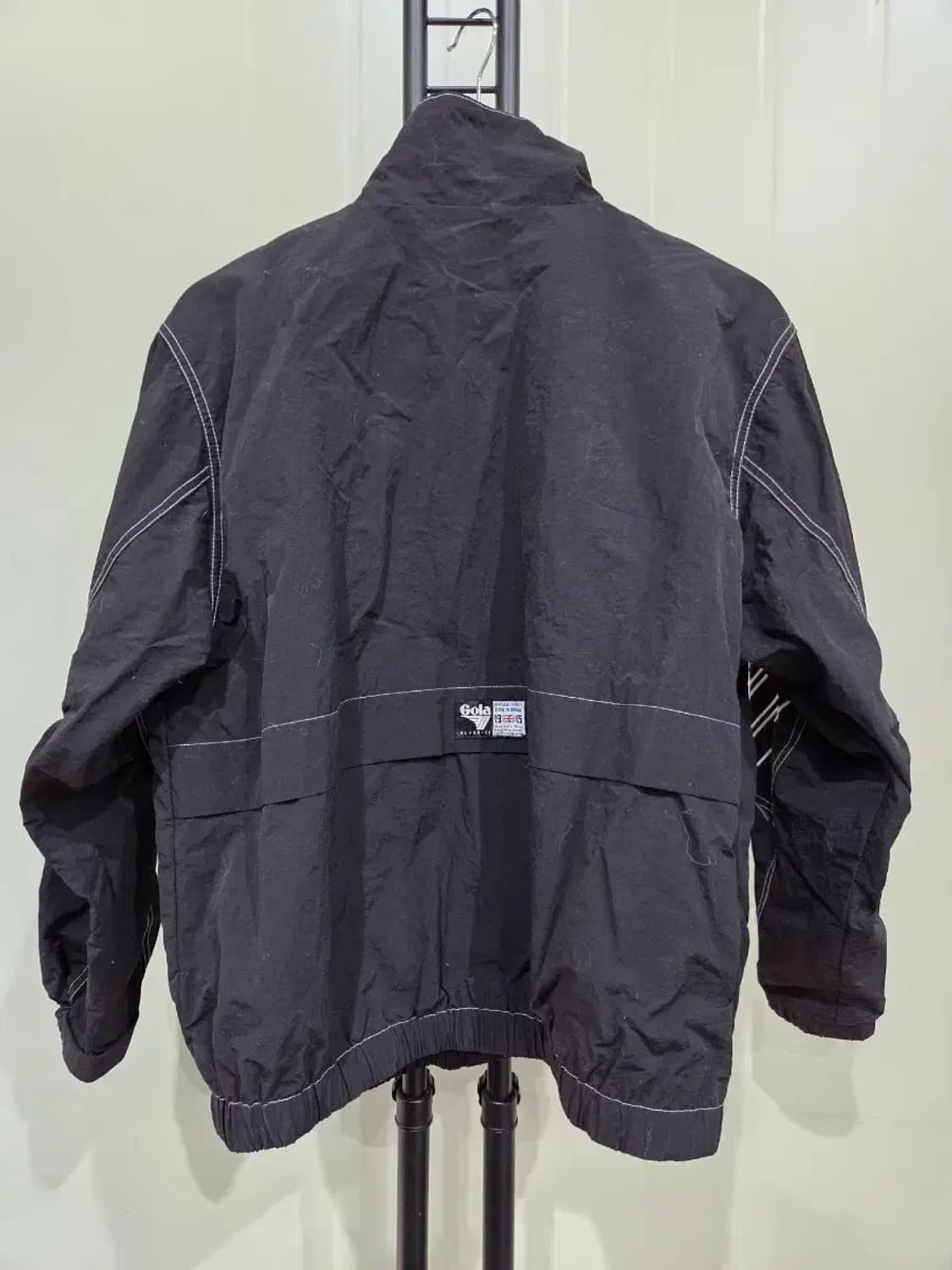 골라 블랙 바람막이 집업 S 상품이미지5