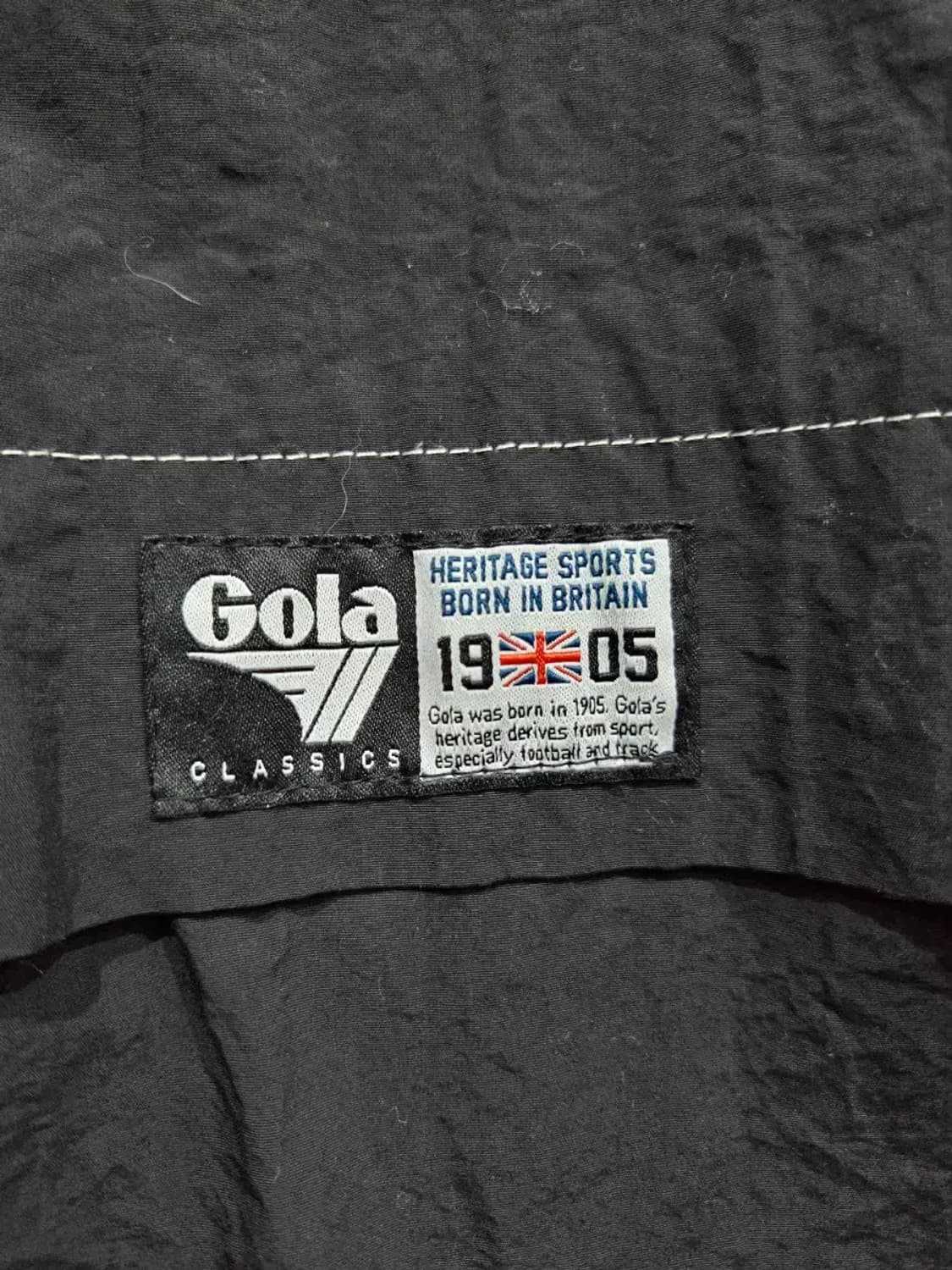 골라 블랙 바람막이 집업 S 상품이미지6