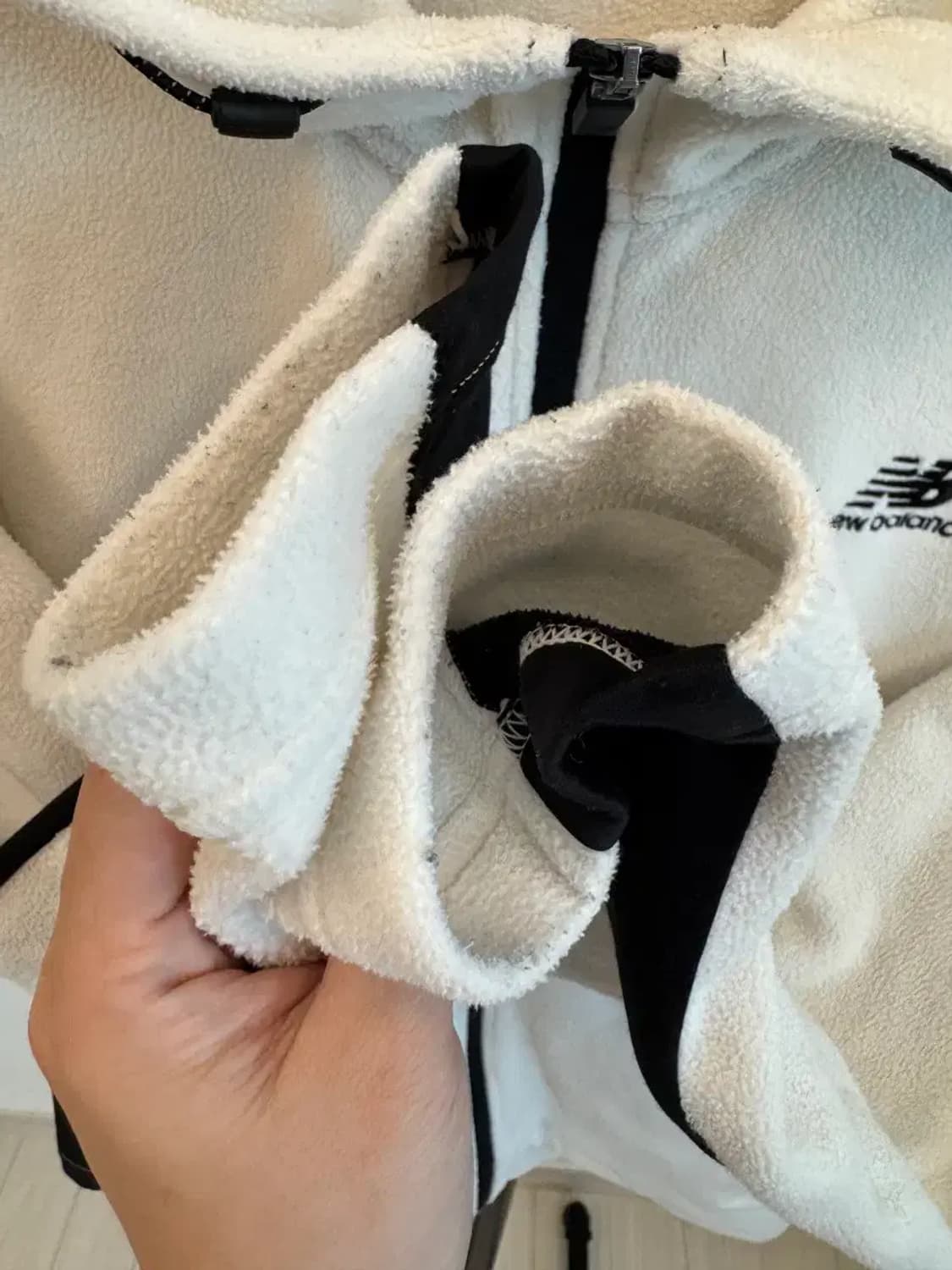 뉴발란스 남성 후리스 후드 집업 L(100) 상품이미지5