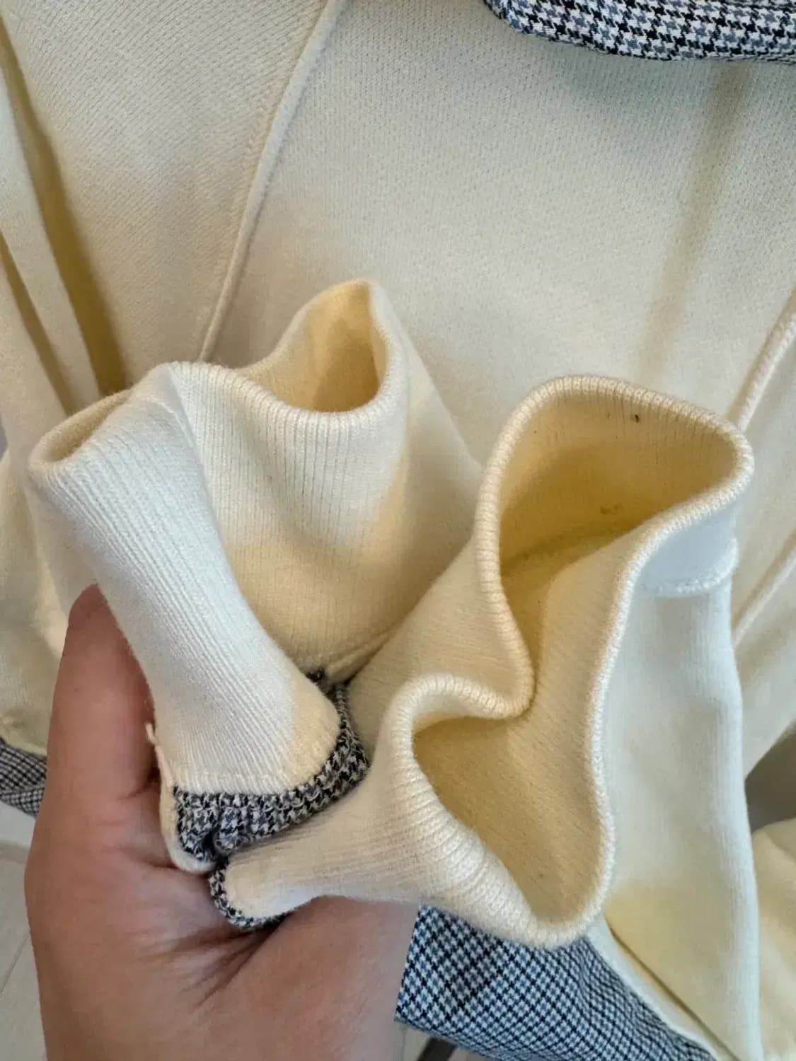 라코스테 남녀공용 체크무늬 배색 후드티 4사이즈 상품이미지5