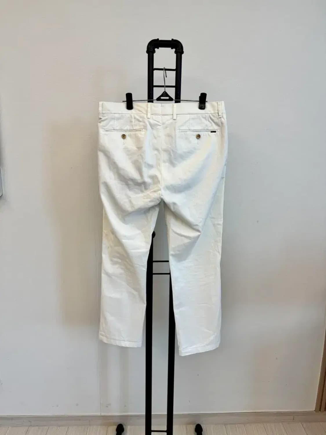 폴로 랄프로렌 화이트 스트레치 슬림핏 바지 30 상품이미지4