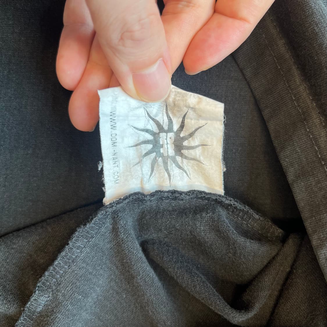 [M]DMNT 도미넌트 블랙 반팔 티셔츠 상품이미지3
