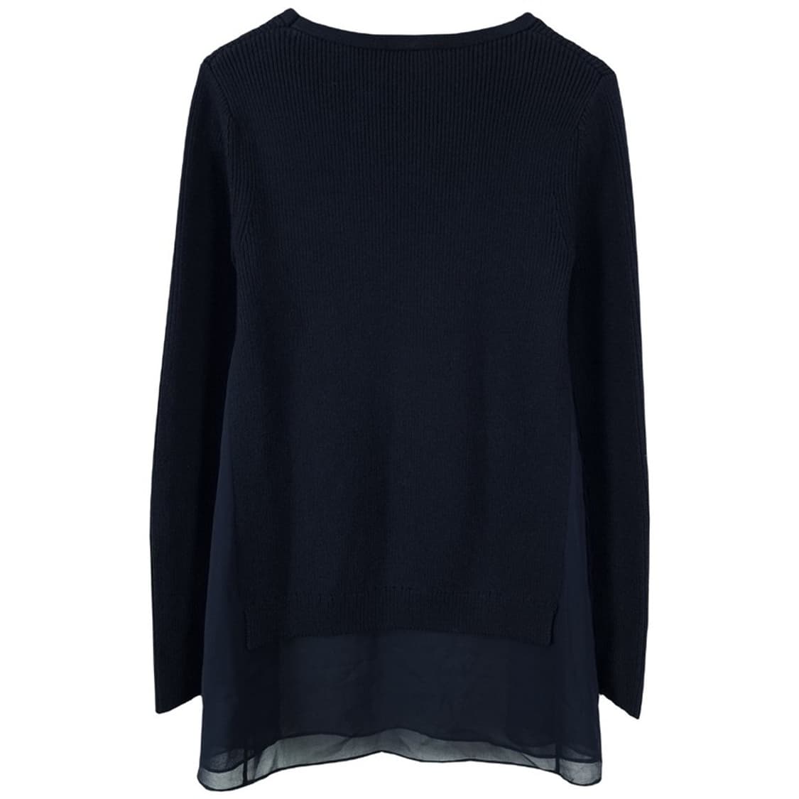 [끌로디 피에로] 레이어드 도킹 니트 네이비 M19251 상품이미지3