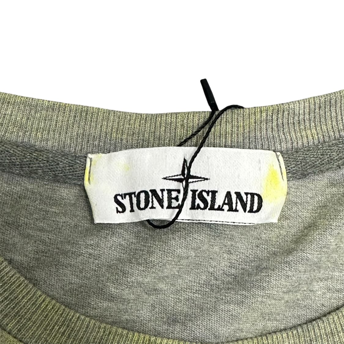 Stone Island 빈티지 워싱 카키 반팔 티셔츠 상품이미지3