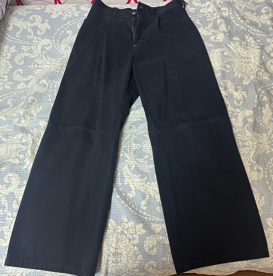 폴리테루 원 턱 고시마팬츠 블랙 2 상품이미지2