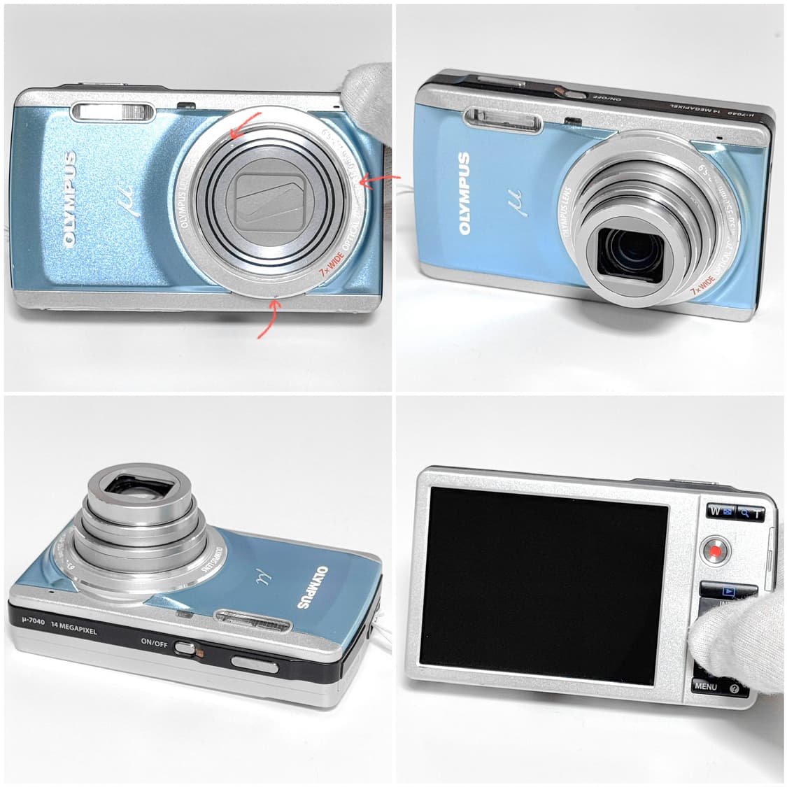 올림푸스 뮤 7040 베이비블루 빈티지디카 상품이미지2