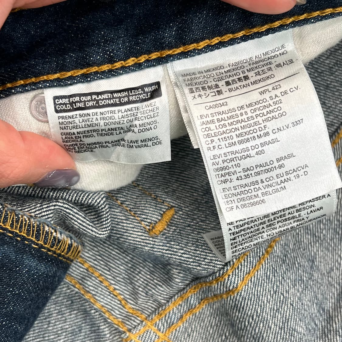 리바이스 527 데님 팬츠 r2892 상품이미지7