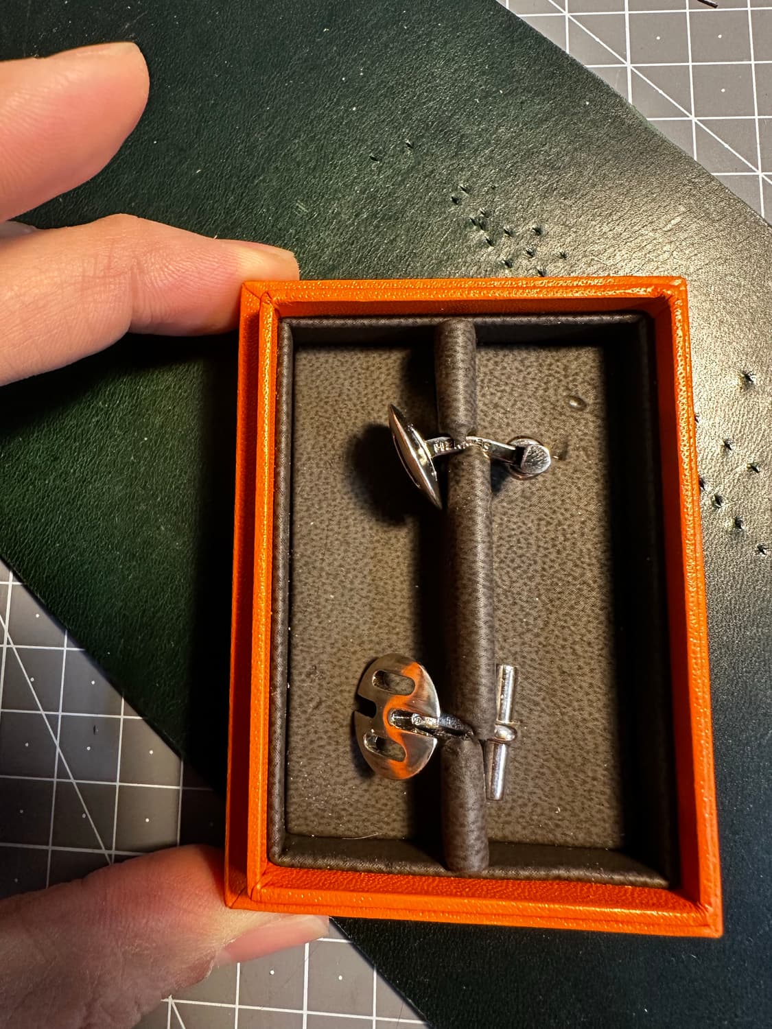 에르메스 925 실버 커프스  상품이미지5