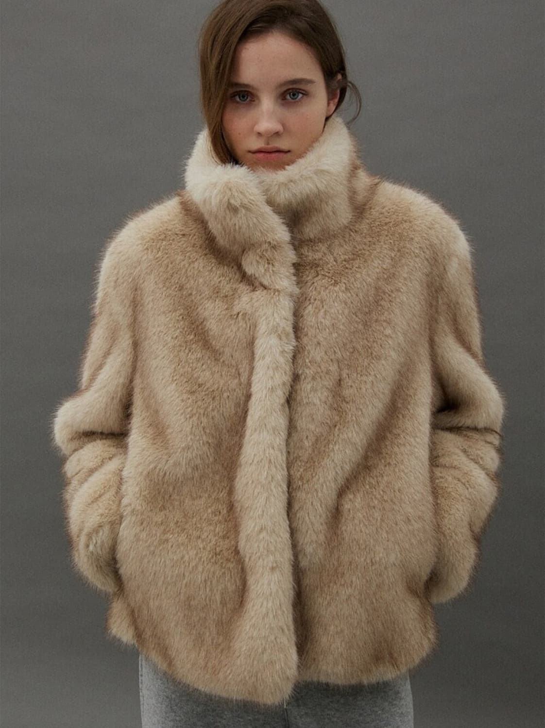 무니드 시눈 퍼자켓 애쉬 상품이미지1