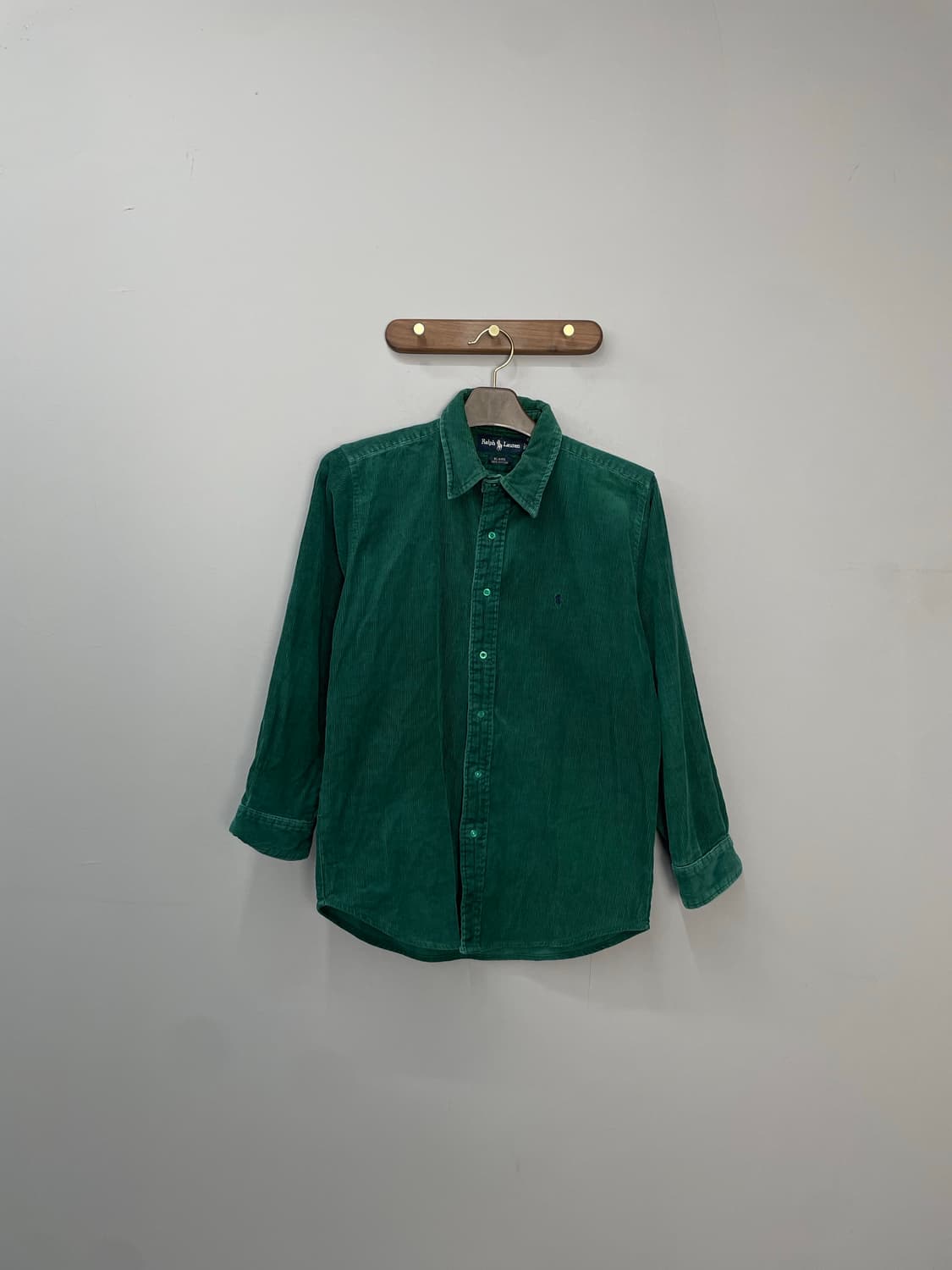 폴로 랄프로렌 코듀로이 그린 셔츠 H1343 상품이미지2