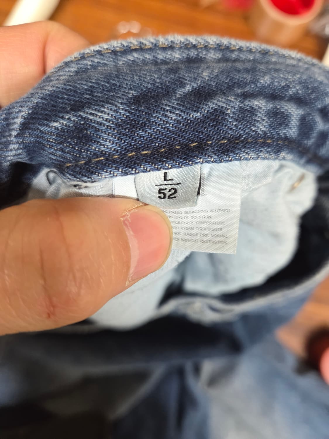 빈티지 카인드 버뮤다 데님반바지 대략 32 상품이미지3