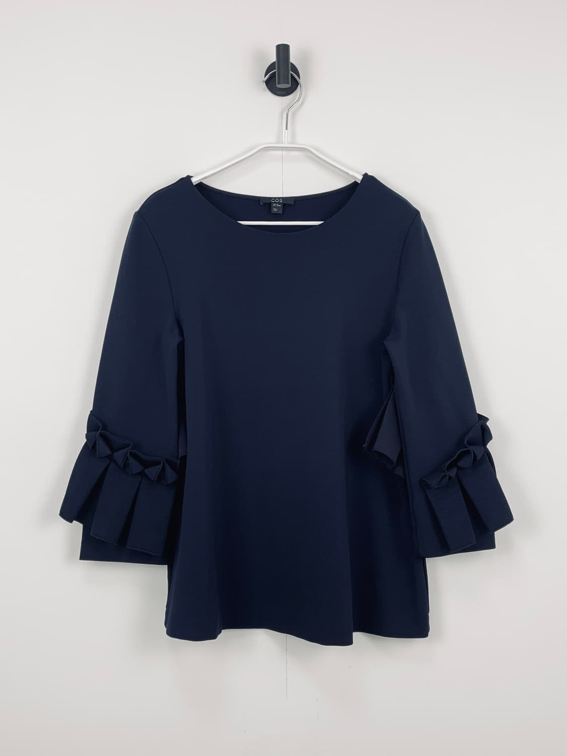 COS 플리츠 리본 소매 디테일 블라우스 상품이미지1
