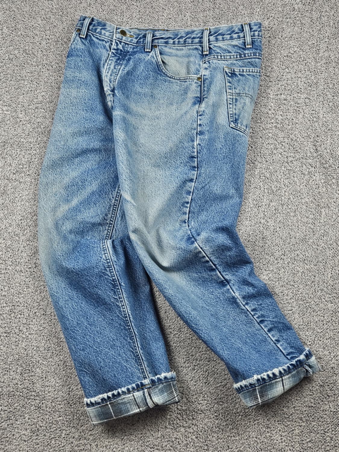 칼하트 헤비 플란넬 데님 워크 팬츠 ( 36 X 30 ) / 10374 상품이미지3