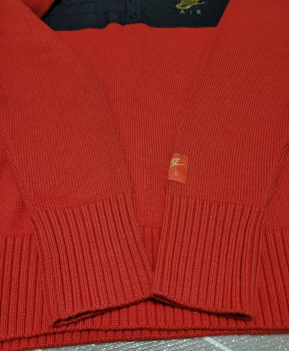 나이키 에어 골프 여성 울 하프 집업 니트 L 상품이미지5