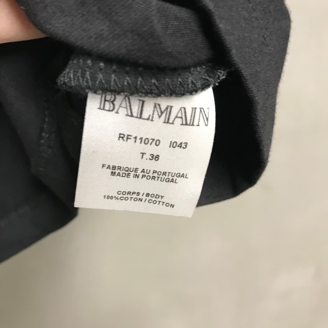 발망 블랙 반팔 티셔츠 36(W) 상품이미지6