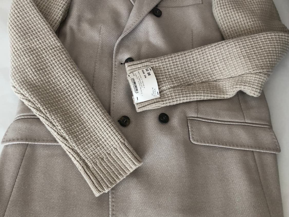 트렌드 꼬르넬리아니 더블 브레스티드 니트 블레이저 자켓 상품이미지5