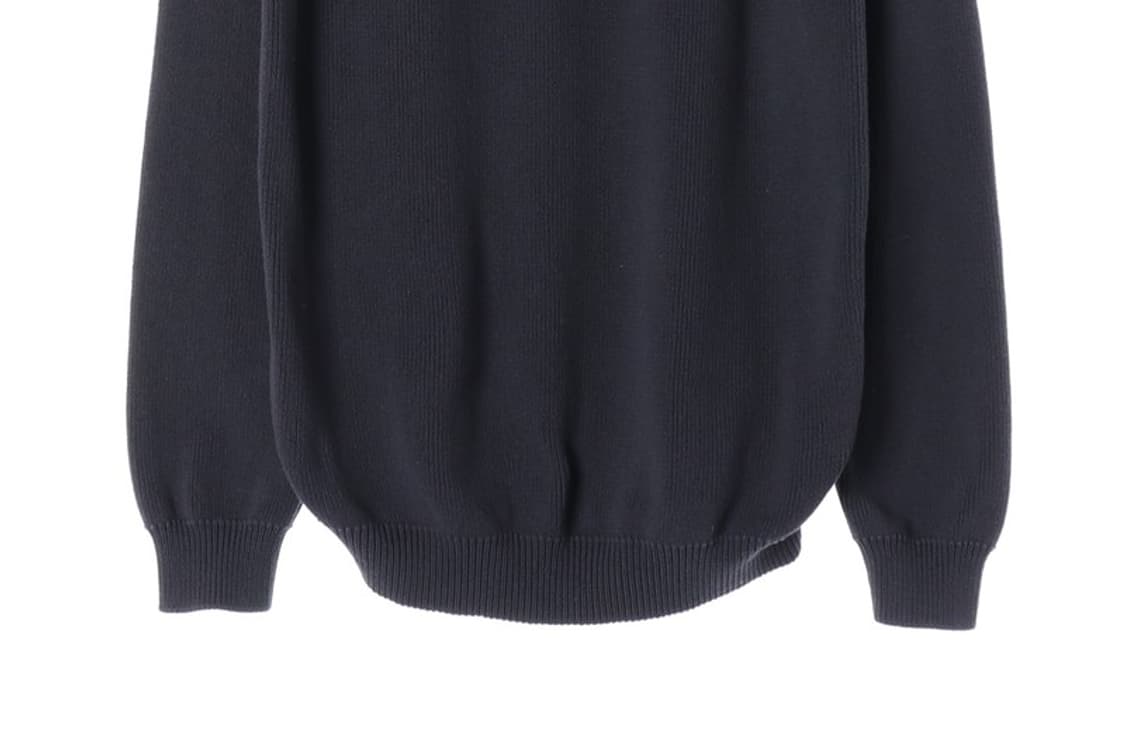 ZARA 네이비 래글런 골지 짜임 라운드 니트 XL 상품이미지5