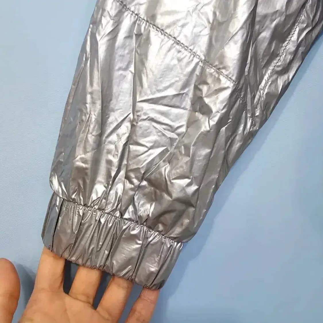 아디다스 스텔라맥카트니 실버 메탈릭 아노락 55반 상품이미지7