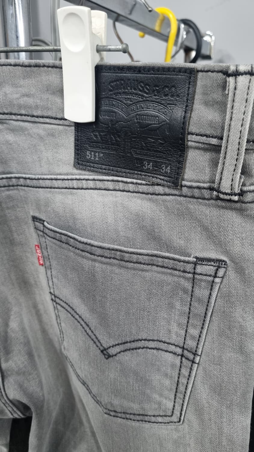 levis 511 슬림 스판 연그레이 데님팬츠 34size 상태좋아요~ 상품이미지3