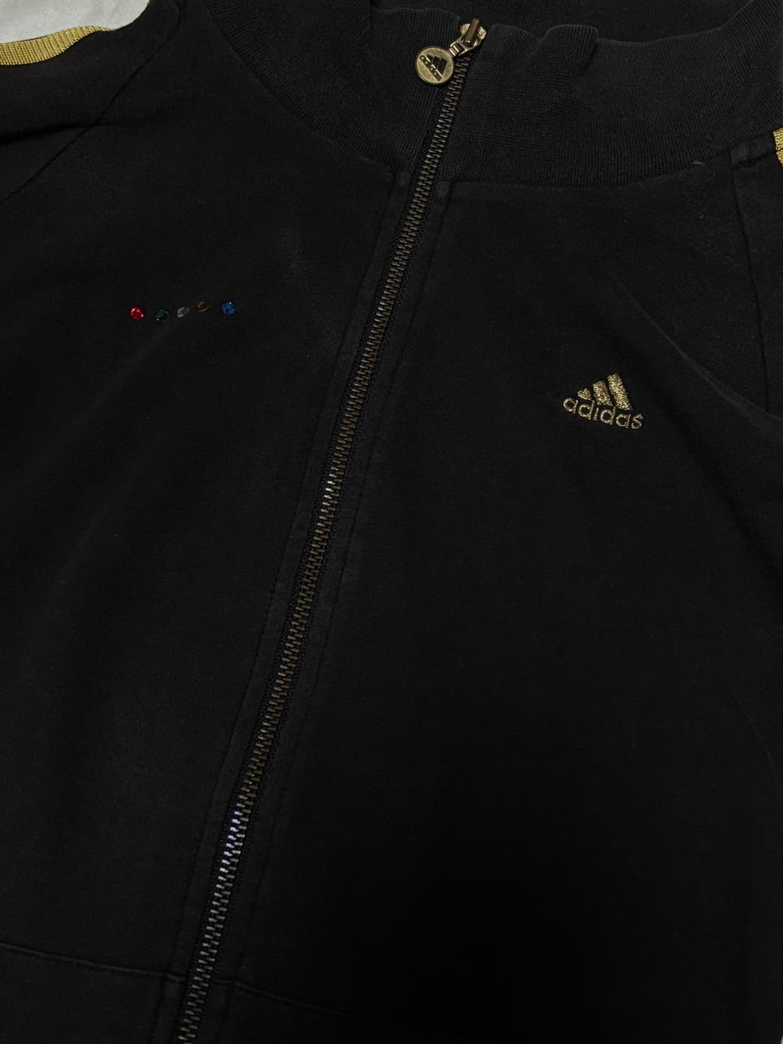 아디다스 초코바나나 면 져지 집업 (브라운/옐로) 상품이미지2