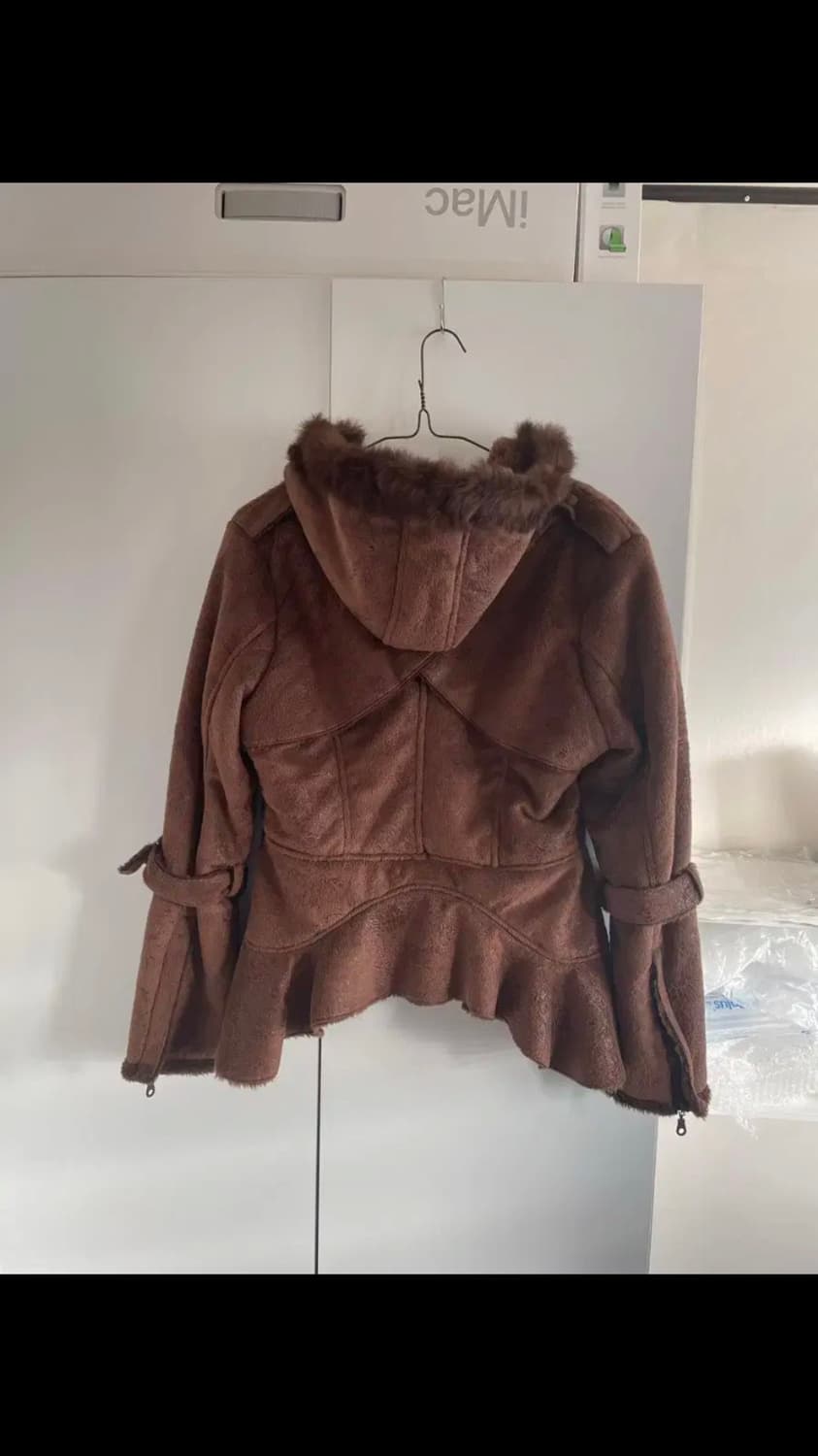 빈티지 페이크퍼 무스탕 /브라운 퍼자켓 상품이미지4