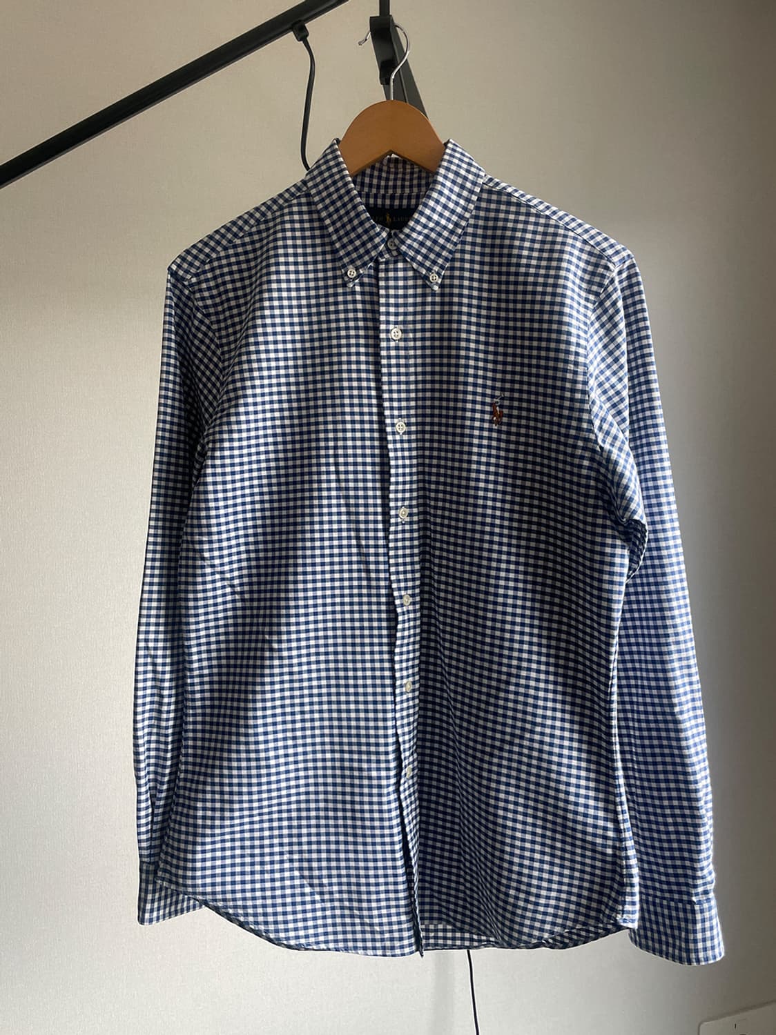 폴로 랄프로렌 블루 체크셔츠 상품이미지2