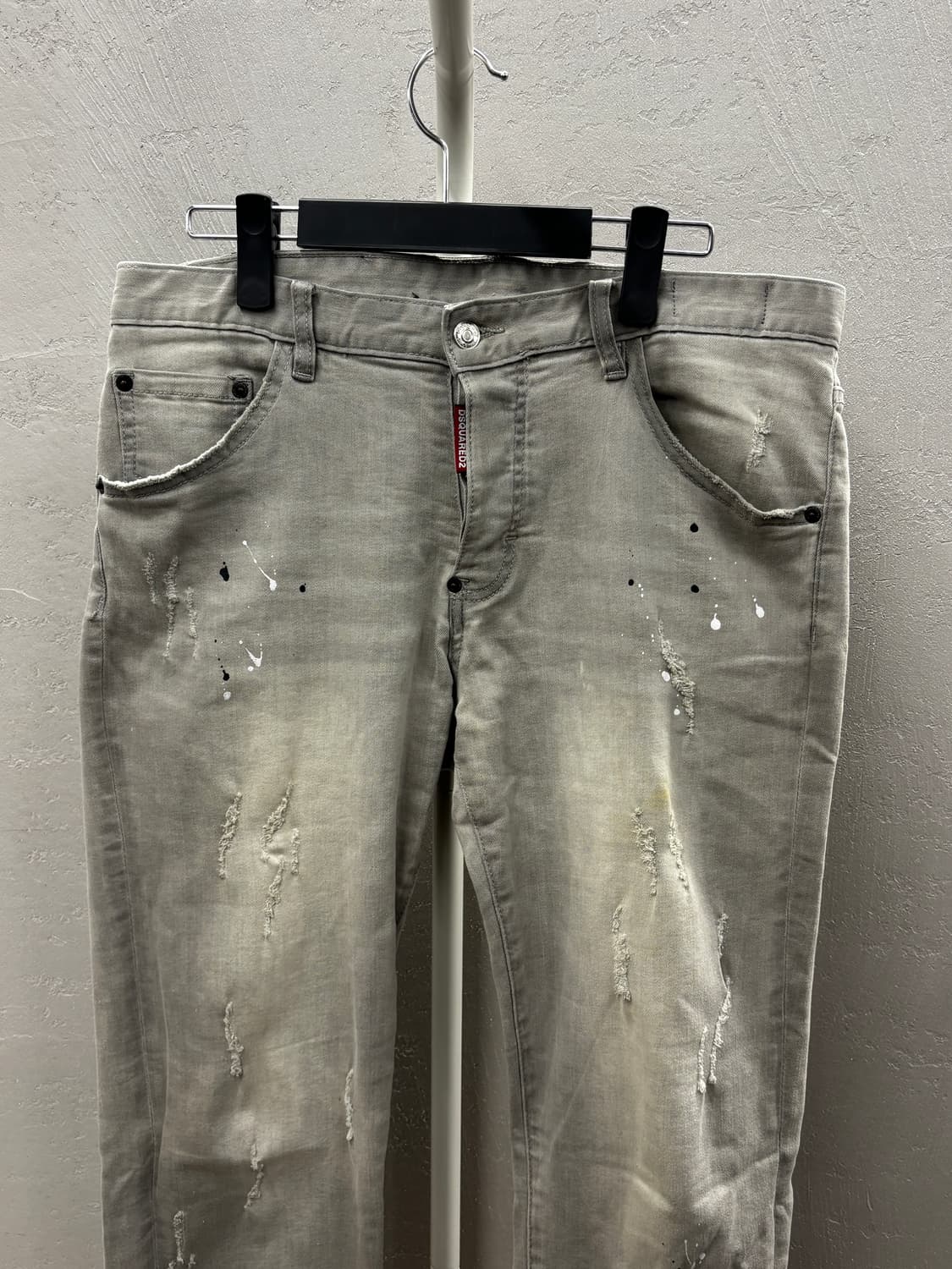 디스퀘어드2 페인팅 팬츠 그레이 50 상품이미지4