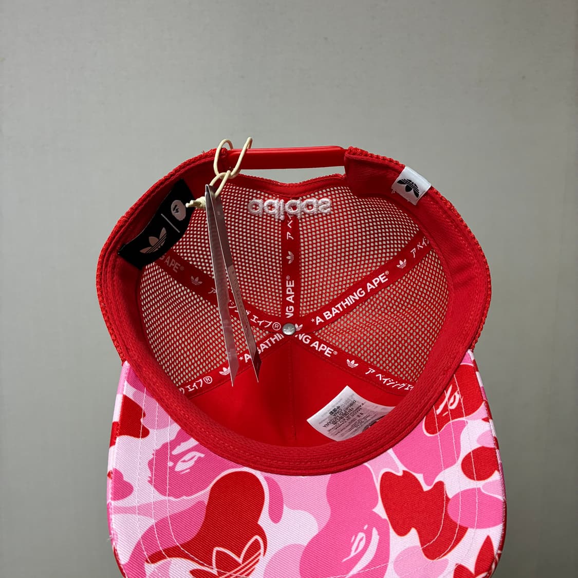 [free]베이프x아디다스 카모 메쉬캡 상품이미지2