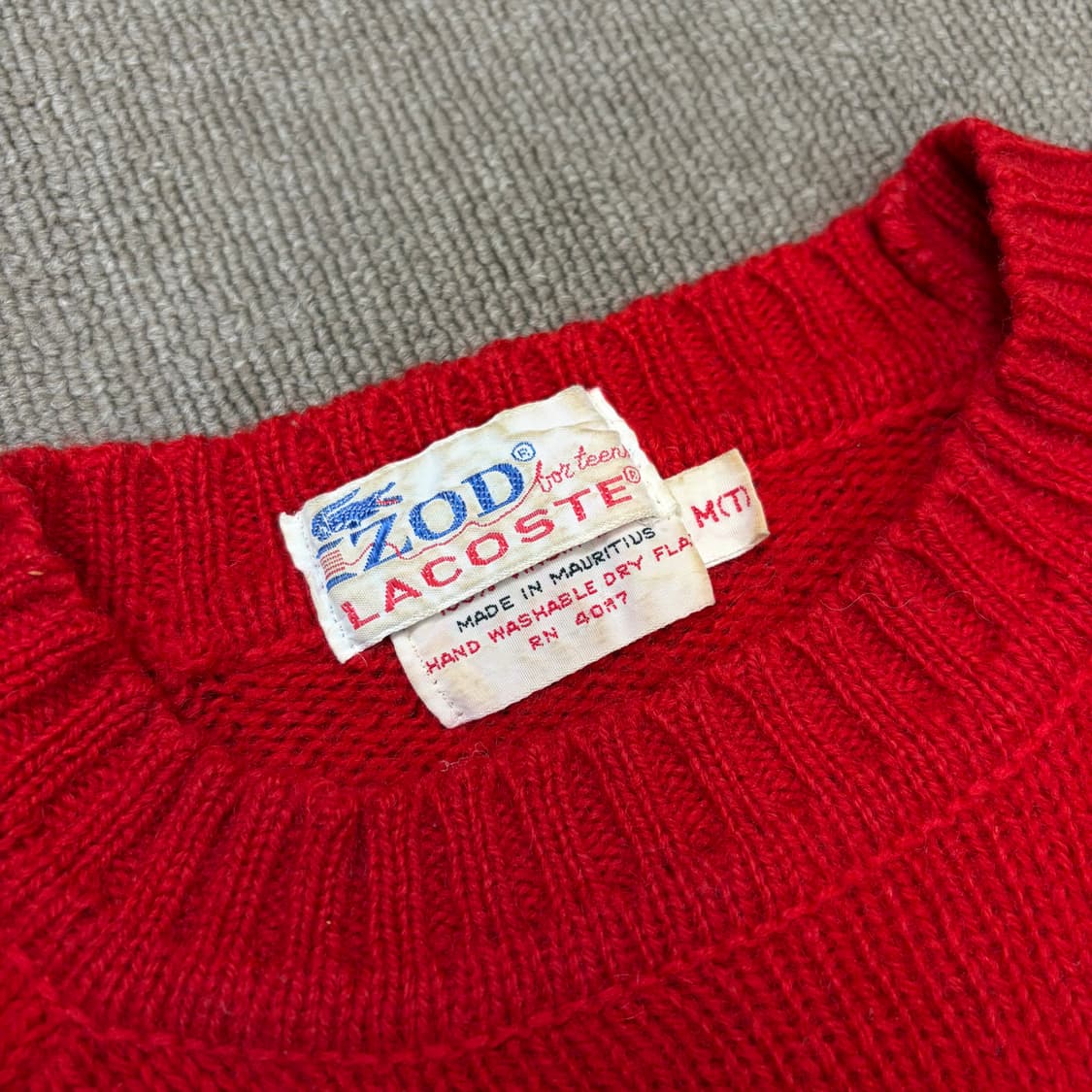 70s lacoste izod 빈티지 라코스테 우먼스 울니트  상품이미지2