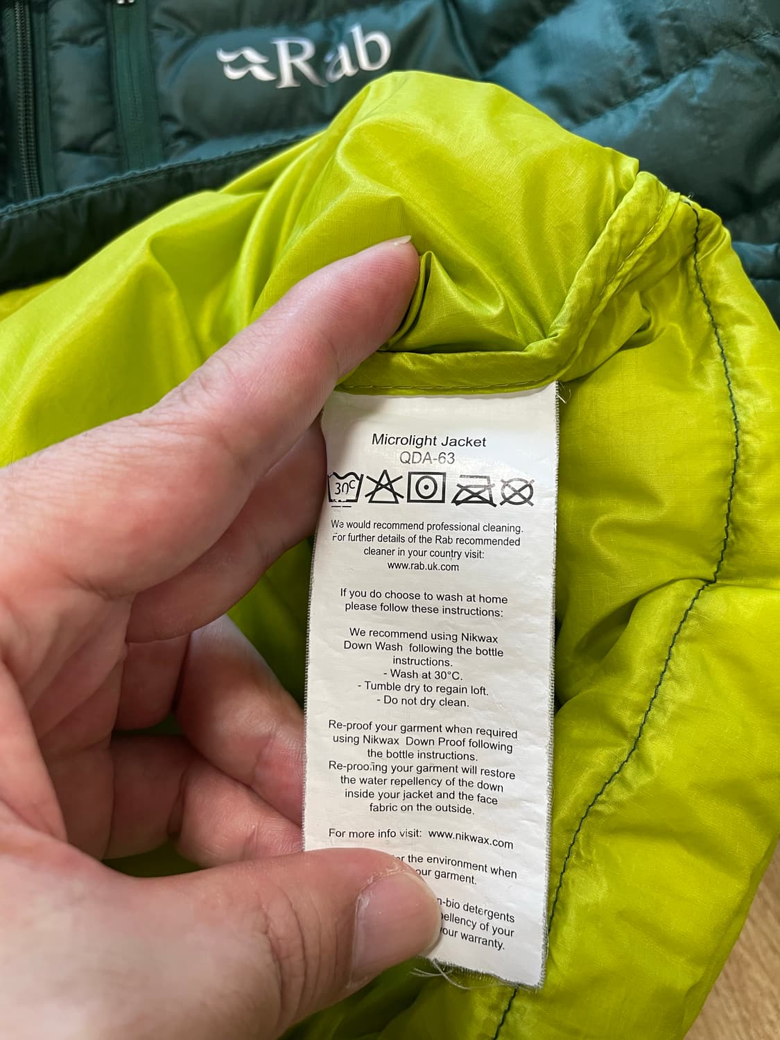 택포) 랩 (Rab) 퍼텍스 마이크로라이트 자켓 구스다운 경량패딩 상품이미지4