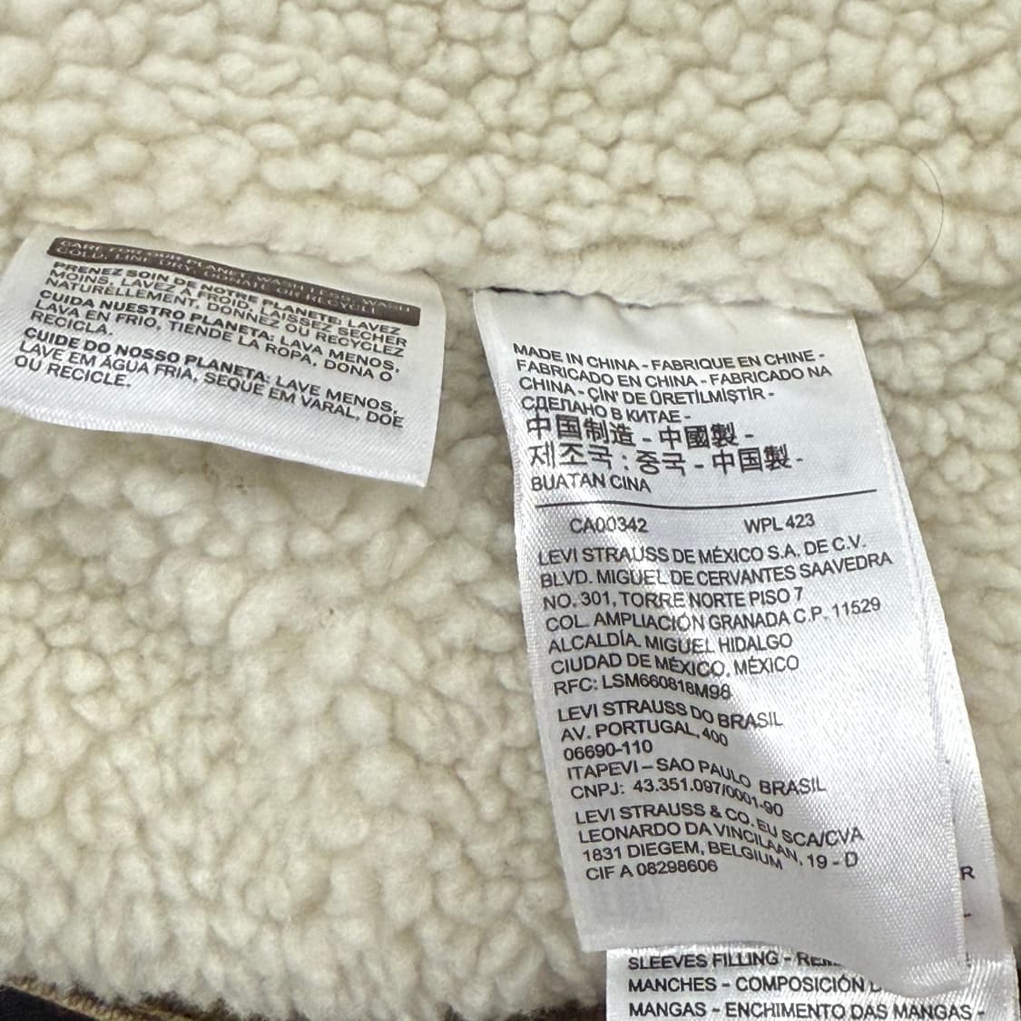  리바이스 브라운 쉐르파 트러커자켓 상품이미지6