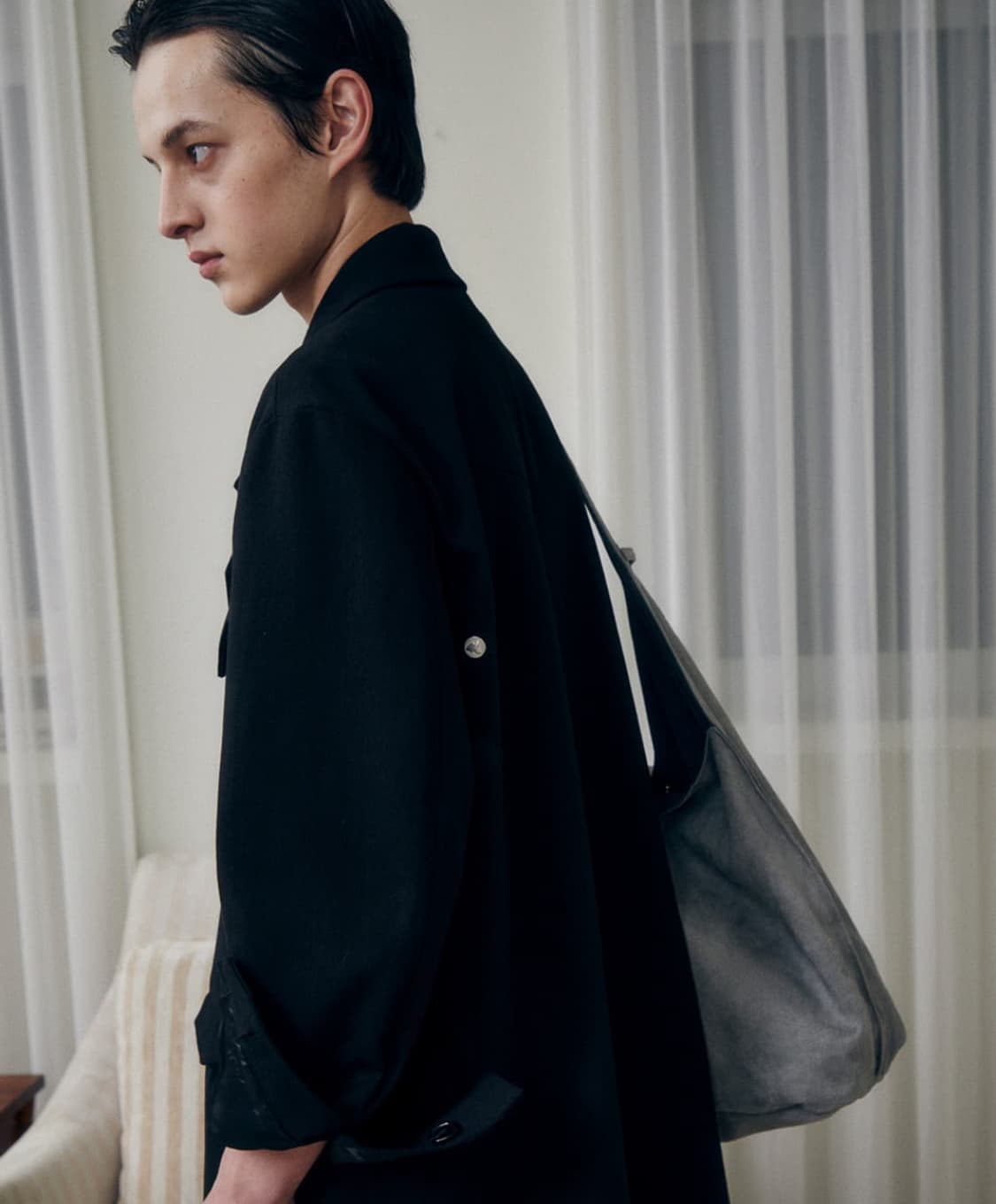 Aieul 3p coat black 상품이미지1