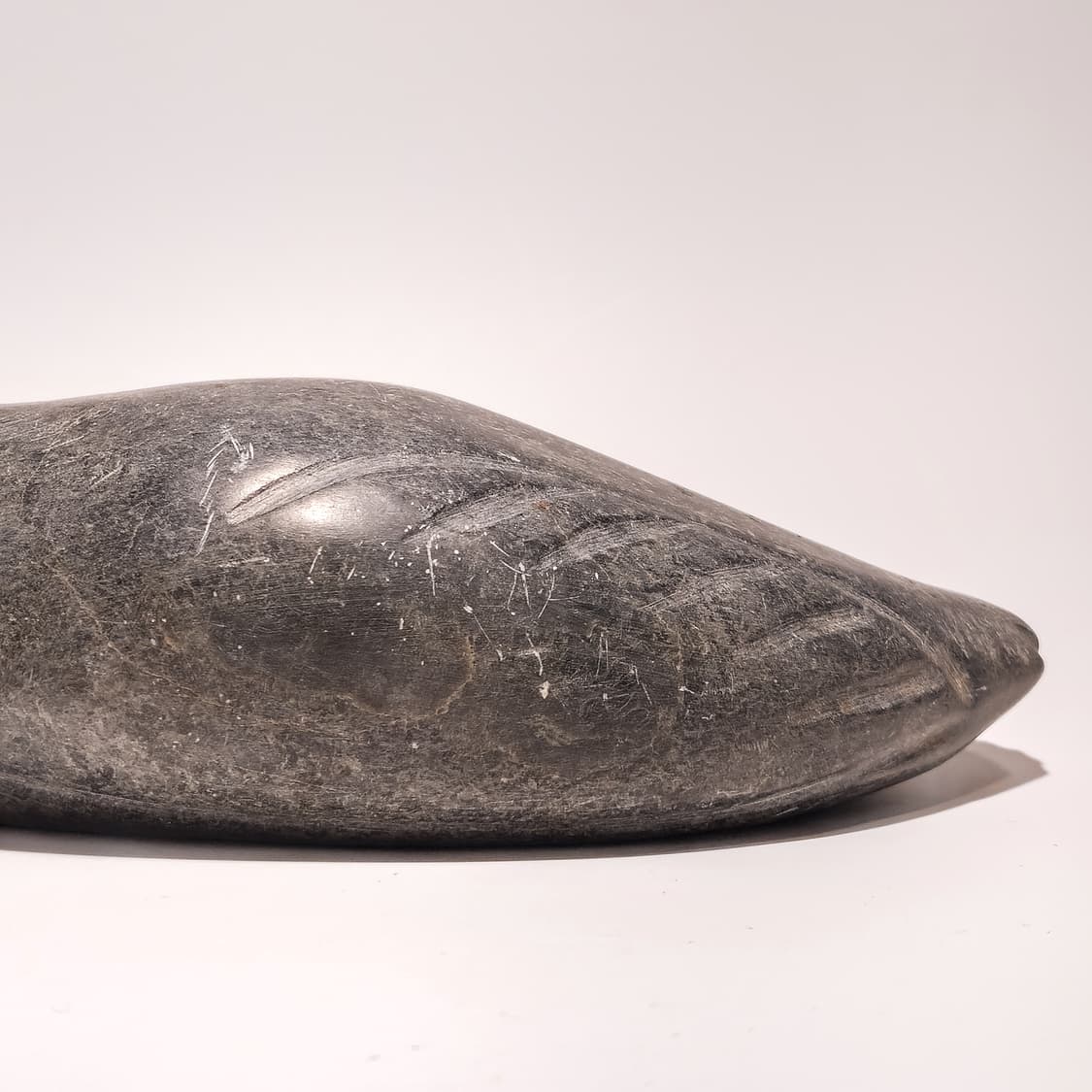 Inuit Hand-carved Soapstone Sea Bird 상품이미지7