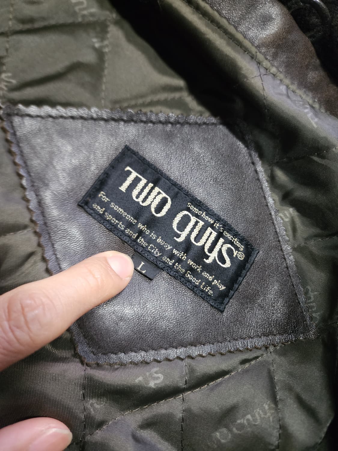 빈티지 브라운 양가죽 자켓 상품이미지2