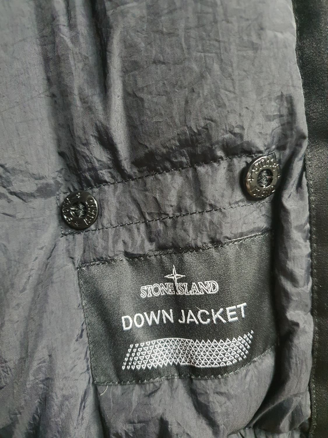 스톤아일랜드 블랙 봄버 자켓 95 상품이미지7