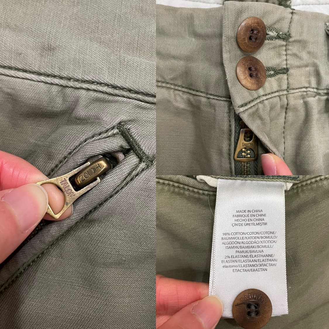 폴로 랄프로렌 마운틴 슬림핏 카고 팬츠 올리브 상품이미지5