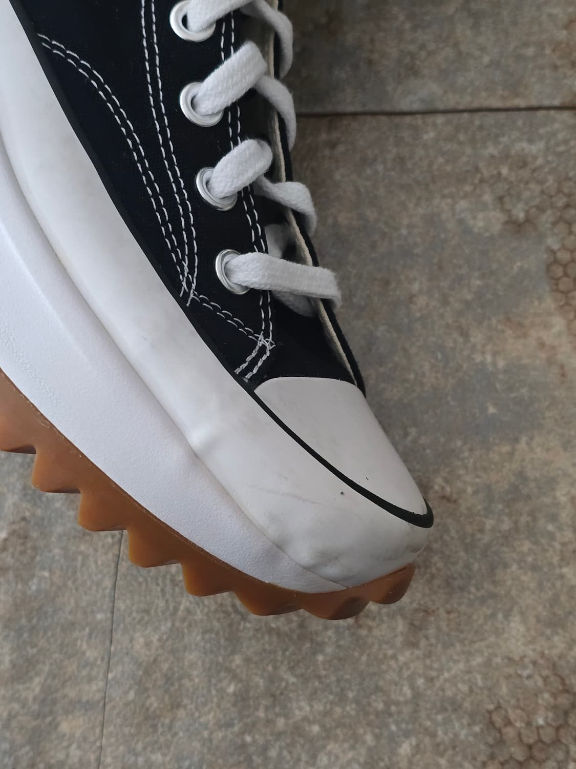 (260)컨버스 런스타 하이크 하이 검흰  상품이미지8