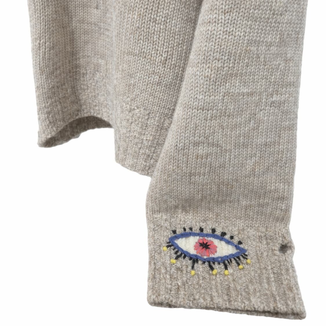 캐피탈 5G 울 후드 스웨터 스피크이지 자수 베이지 상품이미지3