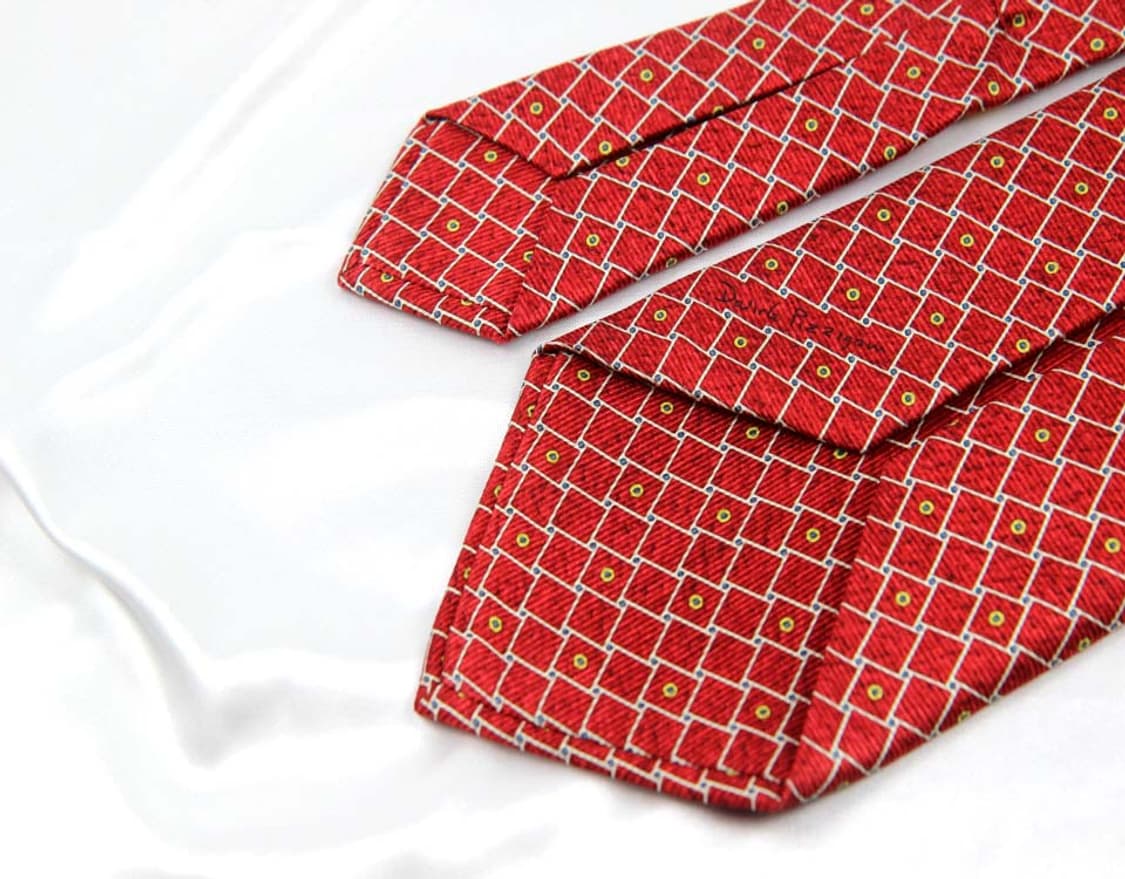 불가리 9.4cm A+등급 세븐폴더 남자 명품 넥타이 상품이미지5