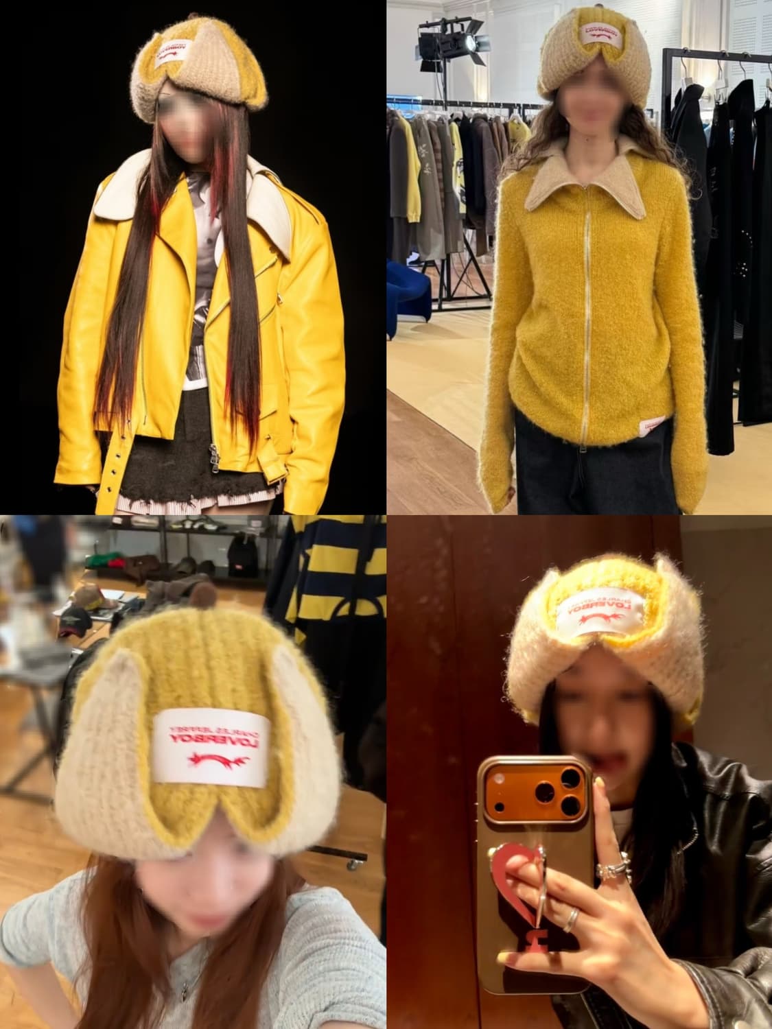 찰스 제프리 러버보이 옐로우 바나나 비니 모자 상품이미지1