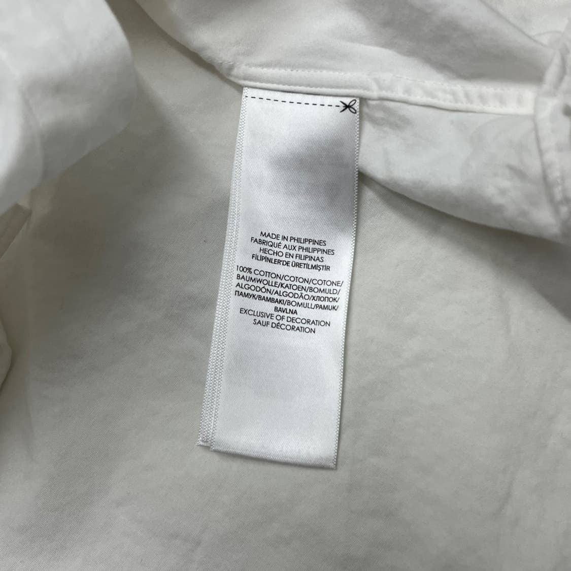 폴로 랄프로렌 네이비포니 화이트 셔츠 S 상품이미지6