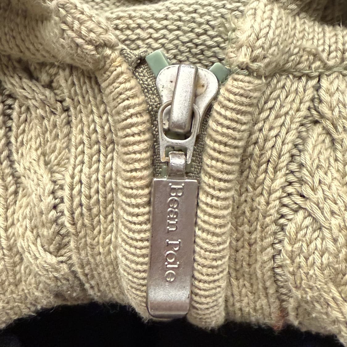 빈폴 베이지 카키 니트 가디건 95 상품이미지7