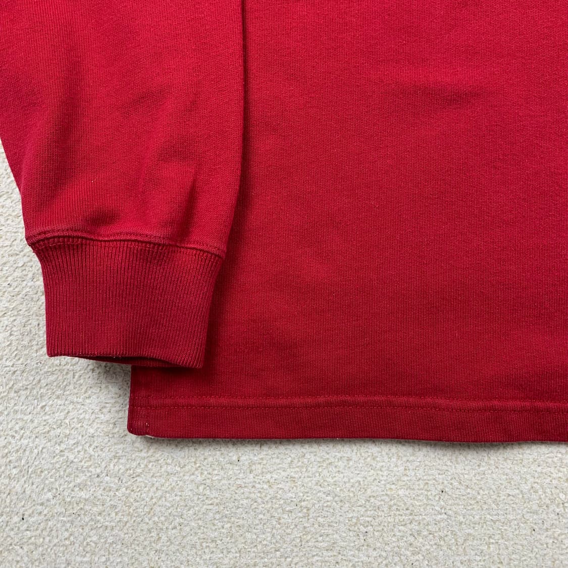 폴로 랄프로렌 포니로고 럭비 티셔츠 레드  상품이미지4