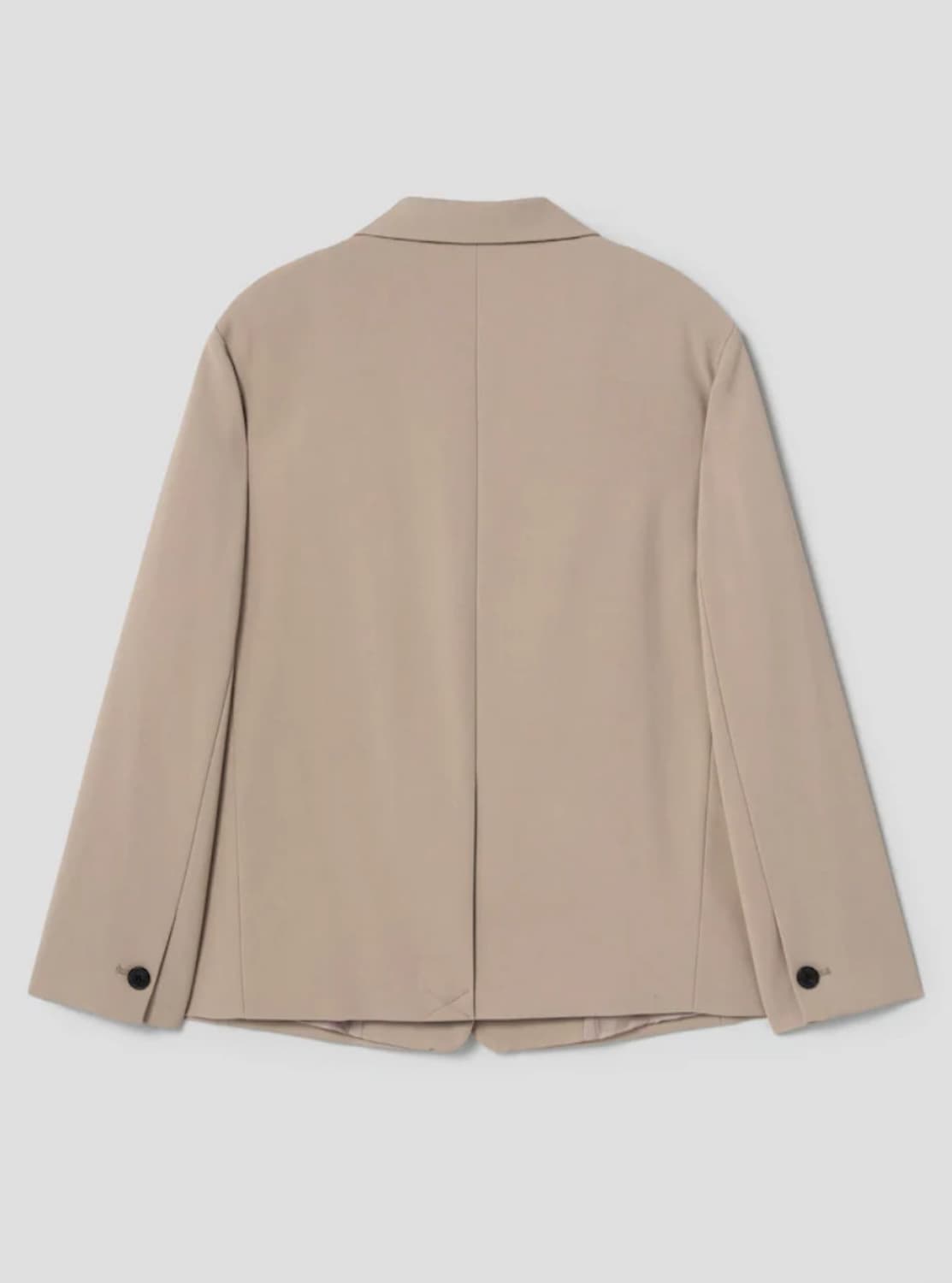 에잇세컨즈 폴리 3버튼 오버핏 재킷 베이지 상품이미지2