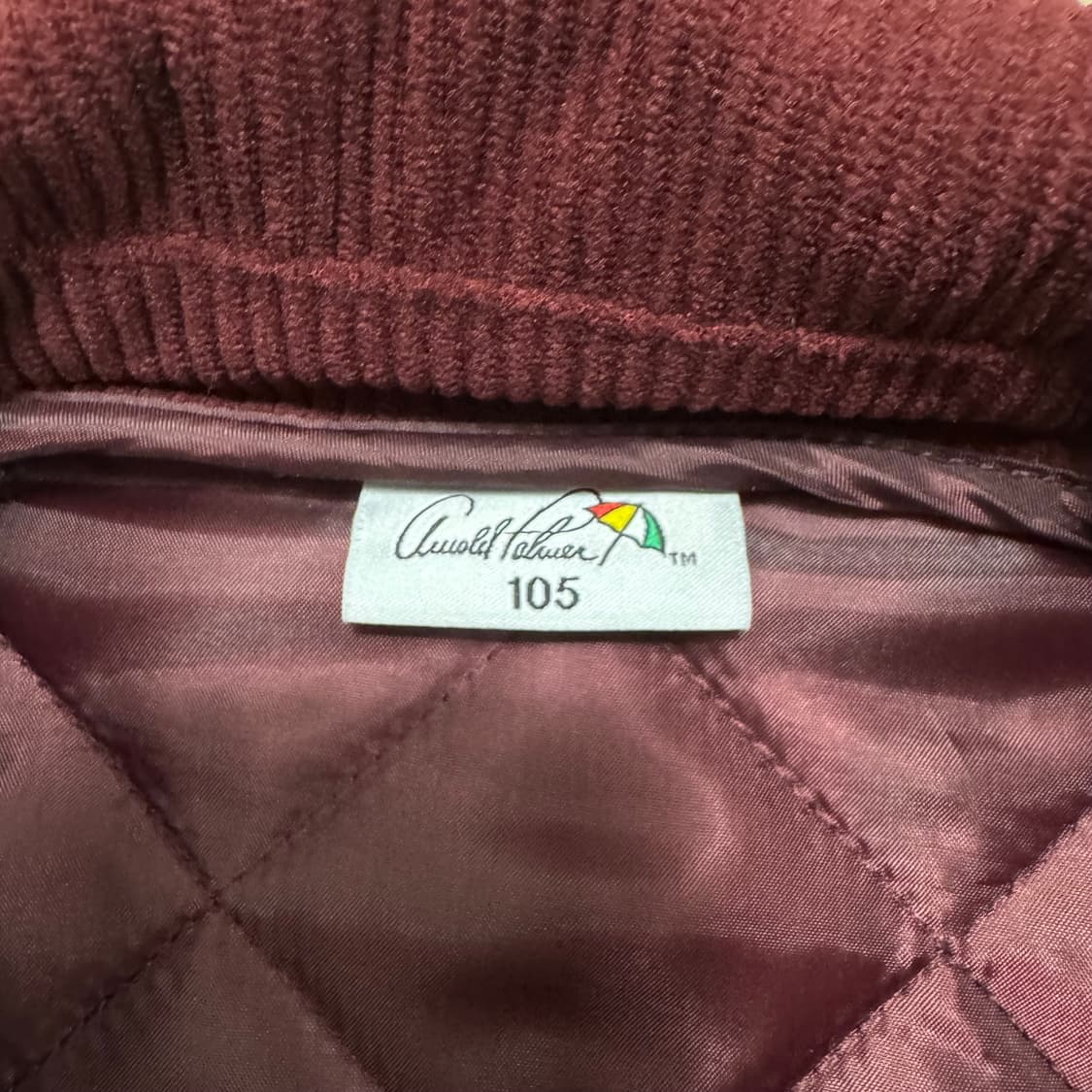 아놀드파머 골프웨어 코듀로이 퀼팅 자켓 상품이미지5