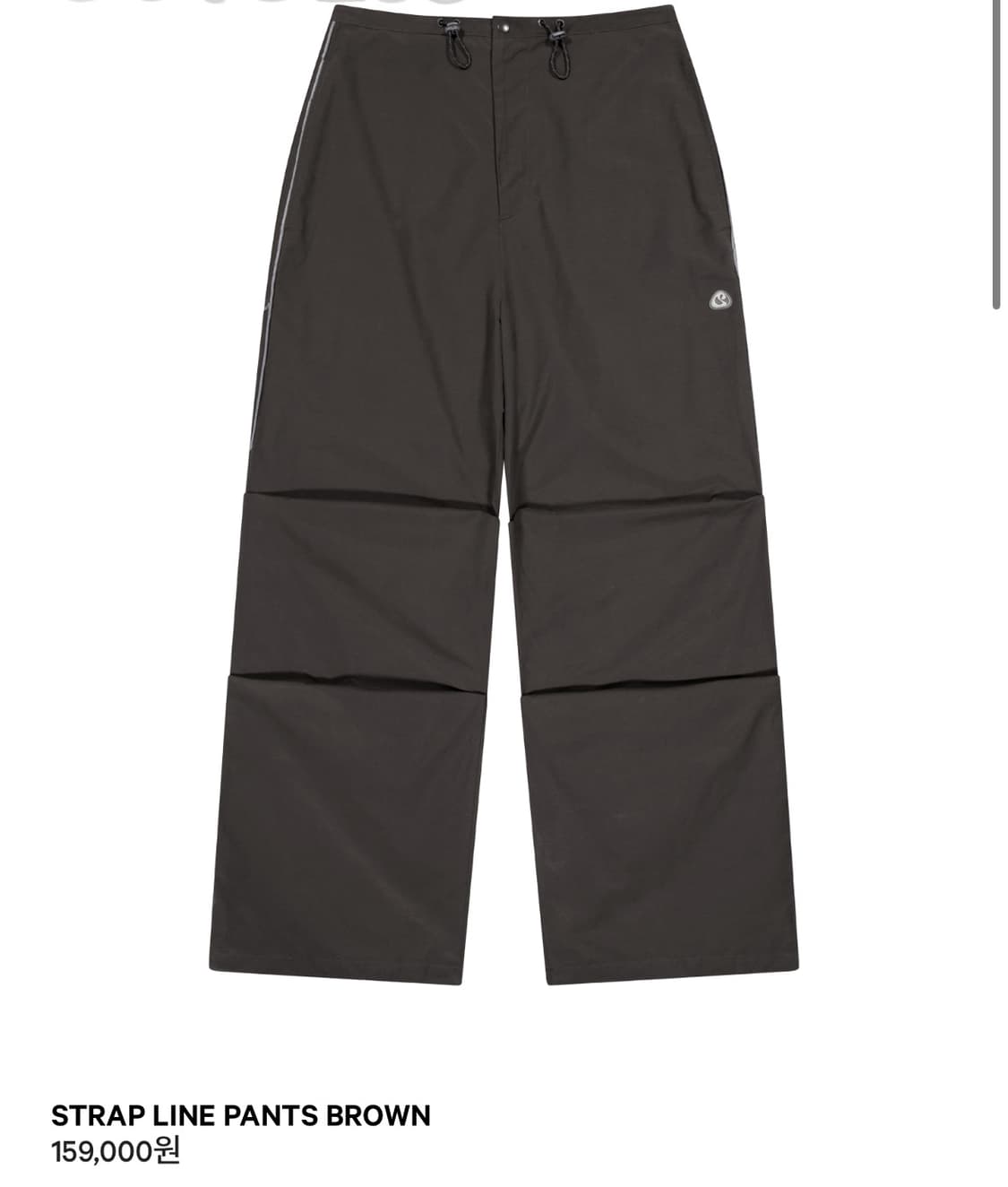 코이세이오 strap line pants brown  상품이미지1